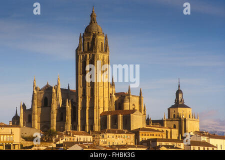 Cathédrale, Segovia, Espagne, Castille-León Banque D'Images