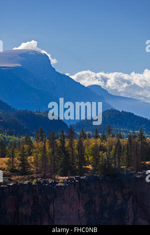 Tête de Bristol s'élève à 12713 pieds dans le SAN JUAN MOUNTAINS DANS LE SUD DU COLORADO Banque D'Images