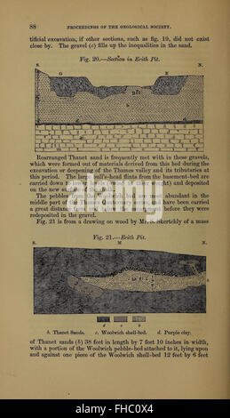 Le Quarterly Journal of the Geological Society of London, périodique consacré aux études géologiques, est conservé dans les bibliothèques Smithsonian. Banque D'Images