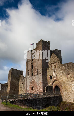 Ludlow Castle, Ludlow, Shropshire, England, UK Banque D'Images