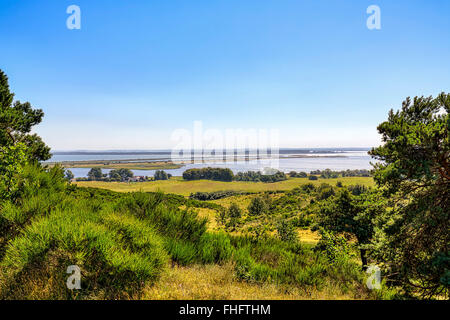 Paysage et à l'océan l'île de Hiddensee Banque D'Images