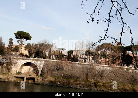 Rome 24 février 2016. Cloaca Maxima, est l'un des premiers systèmes d'égout, réalisé par le roi Tarquin le superbe (Tarquin le fier) à VII siècle avant J.-C. afin de drainer les marais et de déposer les déchets d'une des villes les plus peuplées du monde, elle a mené à l'effluent du Tibre, qui s'est déroulé à côté de la ville. Samantha Zucchi Insidefoto Photo Banque D'Images