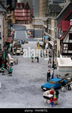 Le parc à thème Legoland. Günzburg. La souabe, la Bavière. Allemagne Banque D'Images