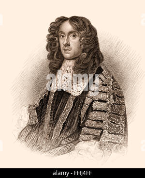 Heneage Finch, 1er comte de Nottingham, PC, 1621-1682, lord chancelier d'Angleterre Banque D'Images