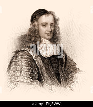 Francis Nord, 1er baron Guilford, 1637-1685, Lord gardien du grand sceau, Seigneur Nottingham Banque D'Images