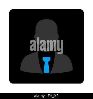 L'icône de l'opérateur de centre d'appel Banque D'Images