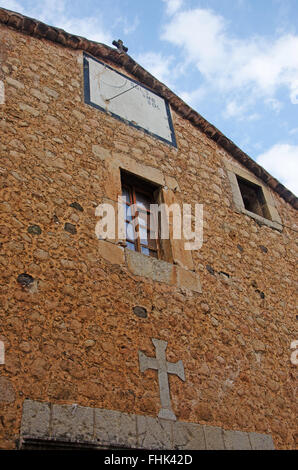 Majorque, Baléares, Espagne : l'église du village de Fornalutx, une municipalité dans le district de Soller Banque D'Images