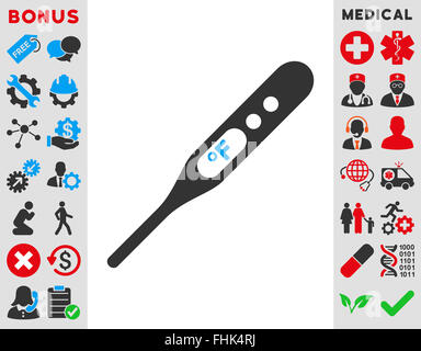 L'icône du thermomètre Fahrenheit Banque D'Images