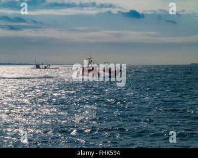 'Pilote' dans la croisière Poséidon entre Øresund Helsingør, au Danemark, et Helsingborg, Suède. Banque D'Images