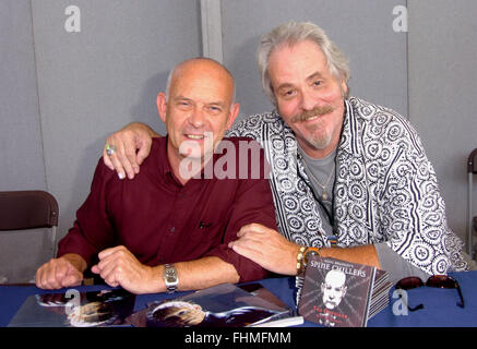 Doug Bradley et mc à collectormania 14 au centre milton keyens Banque D'Images