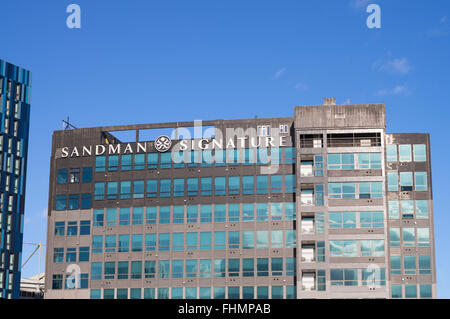 Le Sandman Signature Hotel à Newcastle Upon Tyne, Angleterre du Nord-Est, Royaume-Uni Banque D'Images