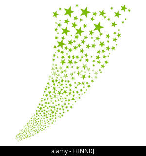 D'Artifice pyrotechnique Star Stream Banque D'Images