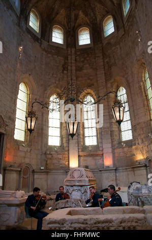 Les concerts dans le Carmo Ruines et Musée Archéologique,Largo de Carmo Lisbonne Portugal Banque D'Images