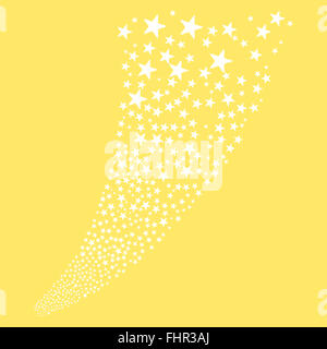 D'Artifice pyrotechnique Star Stream Banque D'Images