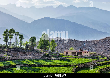 Village de Himalaya Banque D'Images