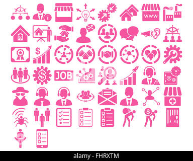 Business Icon Set Banque D'Images