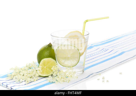 Limonade de sureau. Banque D'Images