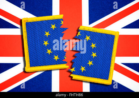 Alsace Union européenne, Brexit memberchip Banque D'Images