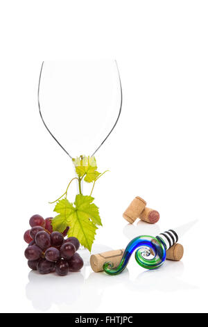 Boire du vin de luxe. Banque D'Images