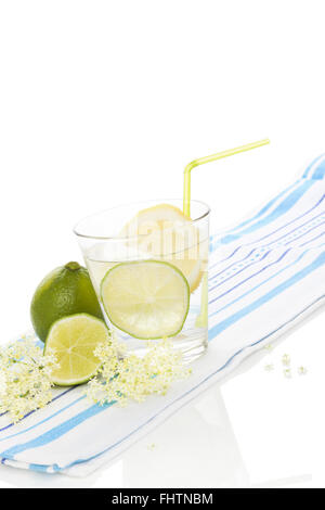 Limonade de sureau. Banque D'Images