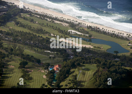 Le Club de Golf Gavea à Sao Conrado Banque D'Images