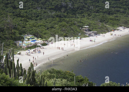 Praia do Forno - State Park sur la Sunshine Coast Banque D'Images