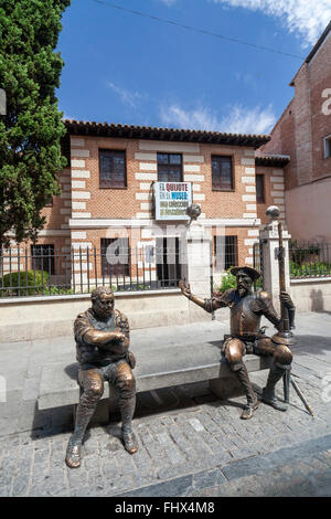 Alcalá de Henares, Espagne.Museo Casa Natal de Cervantes. Banque D'Images