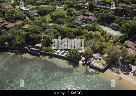 Vista aérea da Praia dos Ossos Banque D'Images