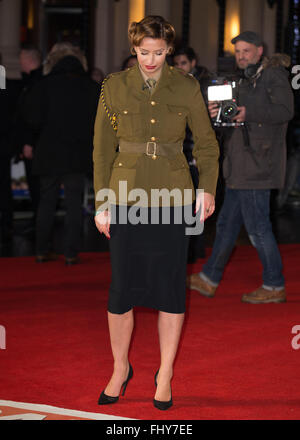 La première mondiale de "l'armée d'ad' qui s'est tenue à l'Odeon Leicester Square - Arrivées en vedette : Fearne McCann Où : London, Royaume-Uni Quand : 26 Jan 2016 Banque D'Images