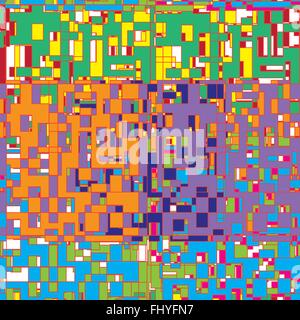 Les chiffres de couleur de fond numérique abstract vector pattern. Illustration de Vecteur