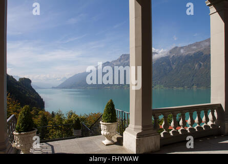 Vue sur le lac de Brienz Suisse Banque D'Images
