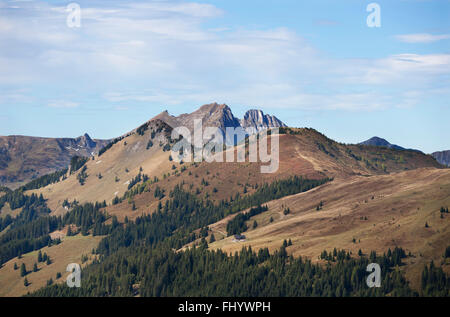 L'Autriche, Pongau,Grossarl Valley, vue d'Ellmau vallée, Radstaetter Tauern Banque D'Images