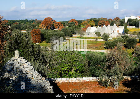 Trulli, maison typique en Pouilles Banque D'Images