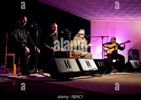 LA ALBUERA, Badajoz, Espagne, mars, 28 : El Capullo de Jerez sur scène pendant la Abuera Festival Flamenco le 28 mars 2 Banque D'Images