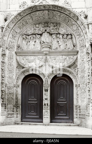 Fragment de l'église de Nossa Senhora da Conceicao Velha à Lisbonne, Portugal Banque D'Images