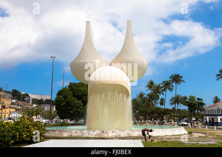 Rampe du marché (source) de l'université bunda à Salvador de Bahia, Brésil Banque D'Images