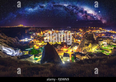 Ancienne ville de Cappadoce en Turquie Banque D'Images