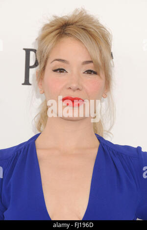 Santa Monica, CA, USA. Feb 27, 2016. 27 février 2016 - Santa Monica, Californie - Katherine Castro. 31e Annual Film Independent Spirit Awards - Arrivals tenue à la jetée de Santa Monica. Crédit photo : Byron Purvis/AdMedia Crédit : Byron Purvis/AdMedia/ZUMA/Alamy Fil Live News Banque D'Images