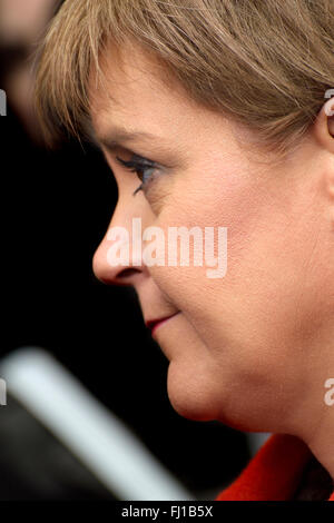 Nicola Sturgeon MSP, Premier ministre écossais, au 'Stop' Trident et de démonstration mars 27 Feb 2016, Londres Banque D'Images