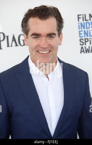 Santa Monica, Los Angeles, Californie, USA. Feb 27, 2016. Acteur Brian d'Arcy James arrive à la 31e annual Film Independent Spirit Awards dans une tente sur la plage de Santa Monica à Santa Monica, Los Angeles, USA, le 27 février 2016. Photo : Hubert Boesl - PAS DE SERVICE DE FIL - Crédit photo : dpa alliance/Alamy Live News Banque D'Images