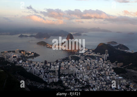 Paysage de Rio de Janeiro , Brésil Banque D'Images