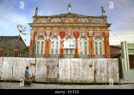 Architecture Maison en Cachoeira, Bahia, Brésil Le Brésil Banque D'Images