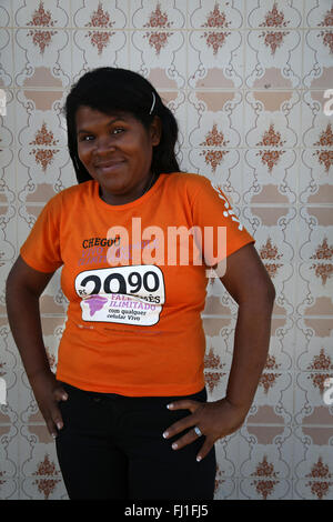 Belle black girl in Barreirinhas ,Maranhao , Brésil Banque D'Images