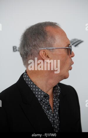 Santa Monica, Los Angeles, Californie, USA. Feb 27, 2016. L'acteur Michael Keaton arrive à la 31e annual Film Independent Spirit Awards dans une tente sur la plage de Santa Monica à Santa Monica, Los Angeles, USA, le 27 février 2016. Photo : Hubert Boesl - PAS DE SERVICE DE FIL - Crédit photo : dpa alliance/Alamy Live News Banque D'Images