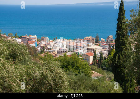 Vue de la ville de Zante, capitale de Zakynthos, Grèce Banque D'Images