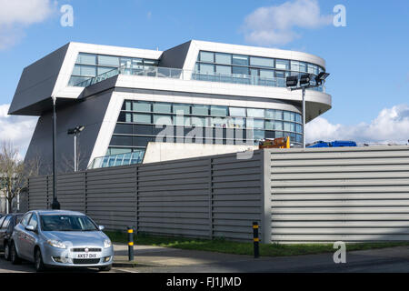 L'Evelyn Grace Academy, conçu par Zaha Hadid, a remporté le Prix Stirling en 2011. Banque D'Images