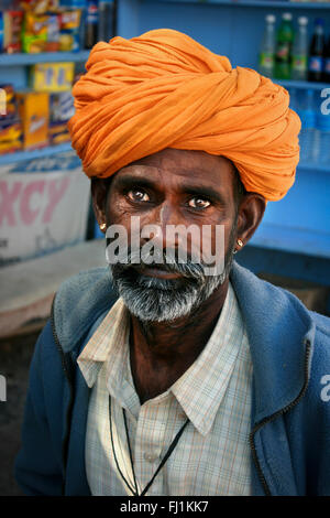 Le turban des hommes du Rajasthan