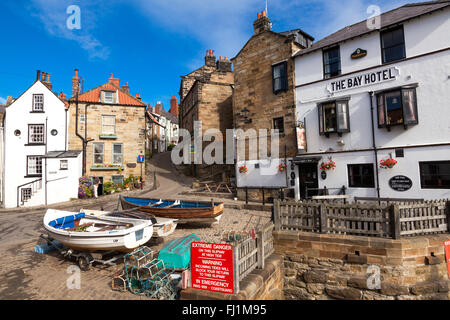 Robin Hood's Bay, North Yorkshire, Angleterre, Royaume-Uni Banque D'Images