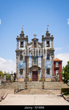 Eglise de Saint Ildefonse (Igreja de Santo Ildefonso) à Porto, Portugal Banque D'Images