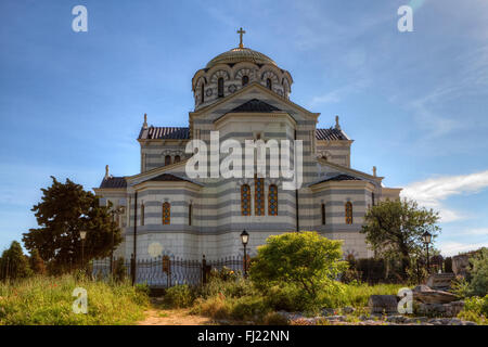 Cathédrale de Saint Vladimir. Chersonesus Taurica près de Sébastopol en Crimée Banque D'Images